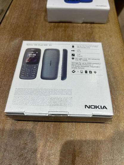 Nokia 106 4G Dual Sim Brand New