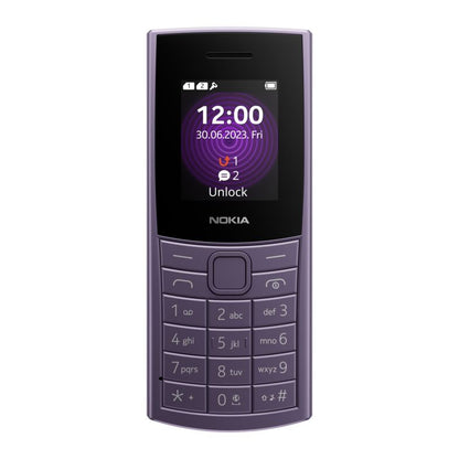 Nokia 110 Purple UK Unlocked HMD | Simple Feature Phone